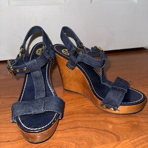 Tory Burch Jean wedges